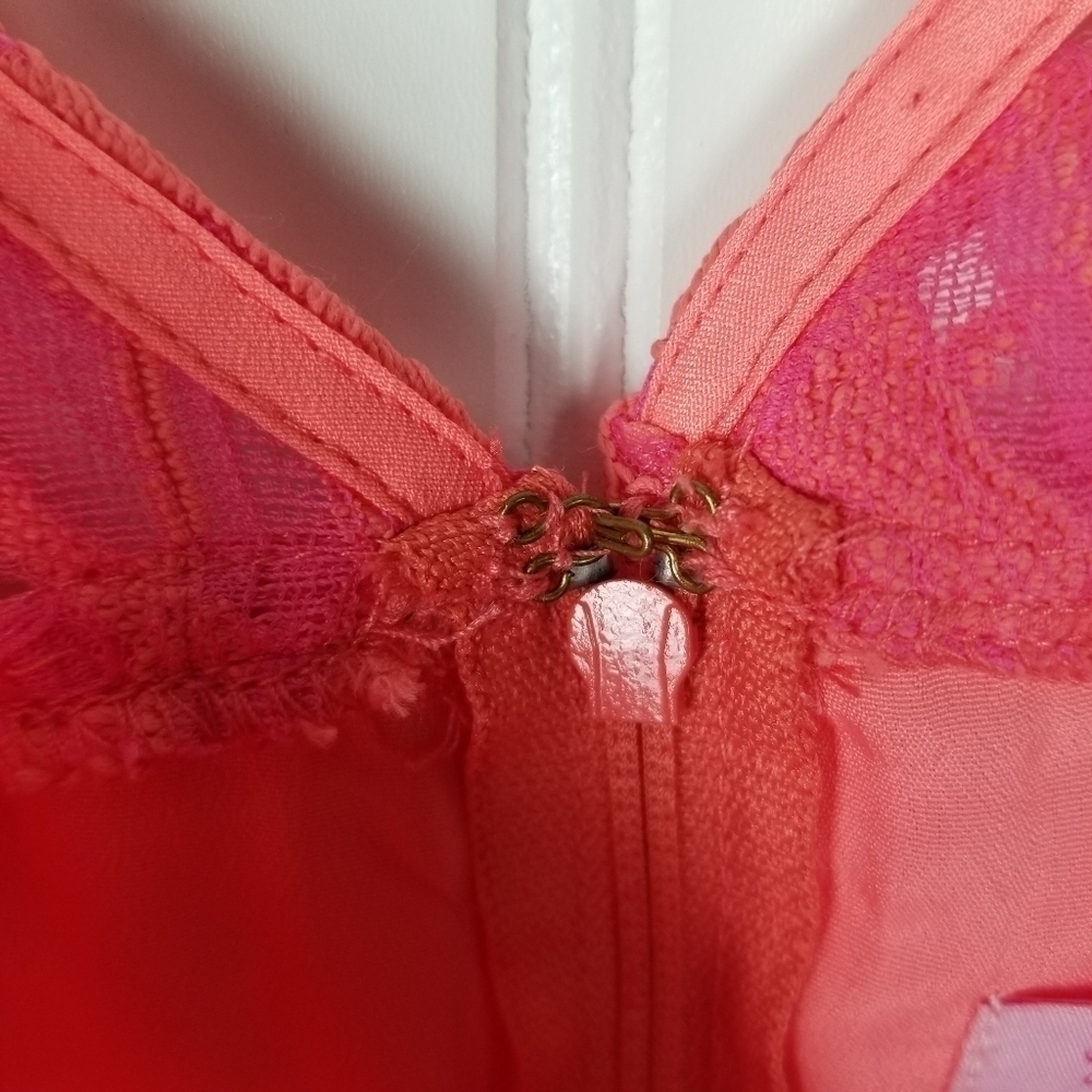 Lilly Pulitzer Mini Dress Sleeveless Rosaline Ginger About Face Two Tone Lace - Picture 5 of 13